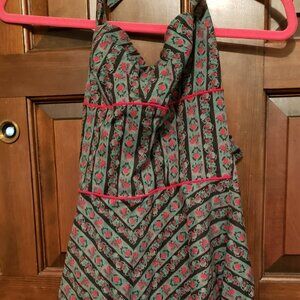 Ladies sz. S Morbid Threads halter sundress; pre-owned; tight bodice;flare skirt